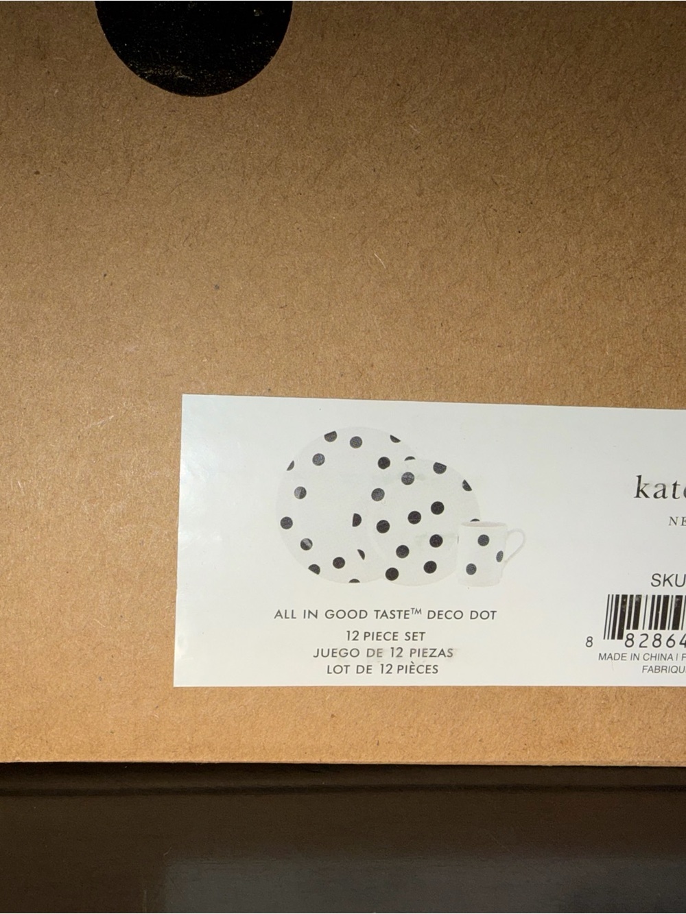kate spade clear plastic round food storage containers with pink label - Picture 9 of 11